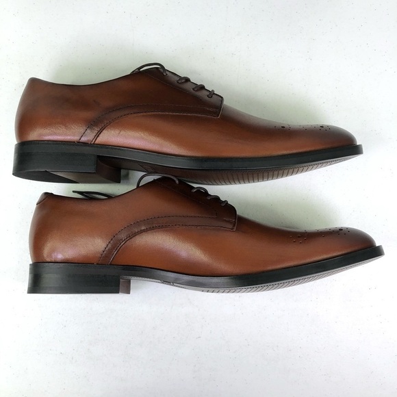 Alfani Darwin Tan Oxford Dress Shoes - Picture 2 of 11